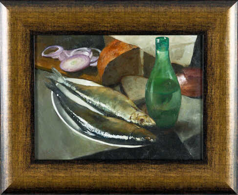 Бугрин Клим. Натюрморт с рыбой 